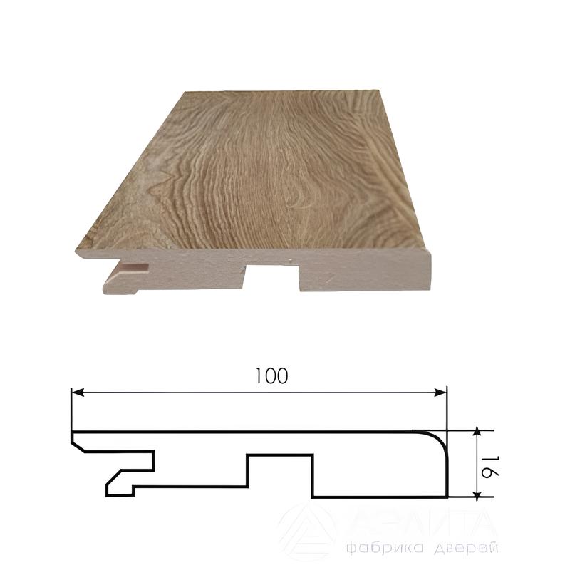 Плинтус напольный МДФ 100мм